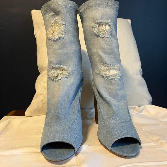 Denim booties - Picture 7 of 12